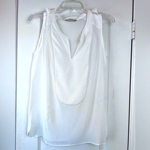 Zapa White Sleeveless Top Size 38 (S)